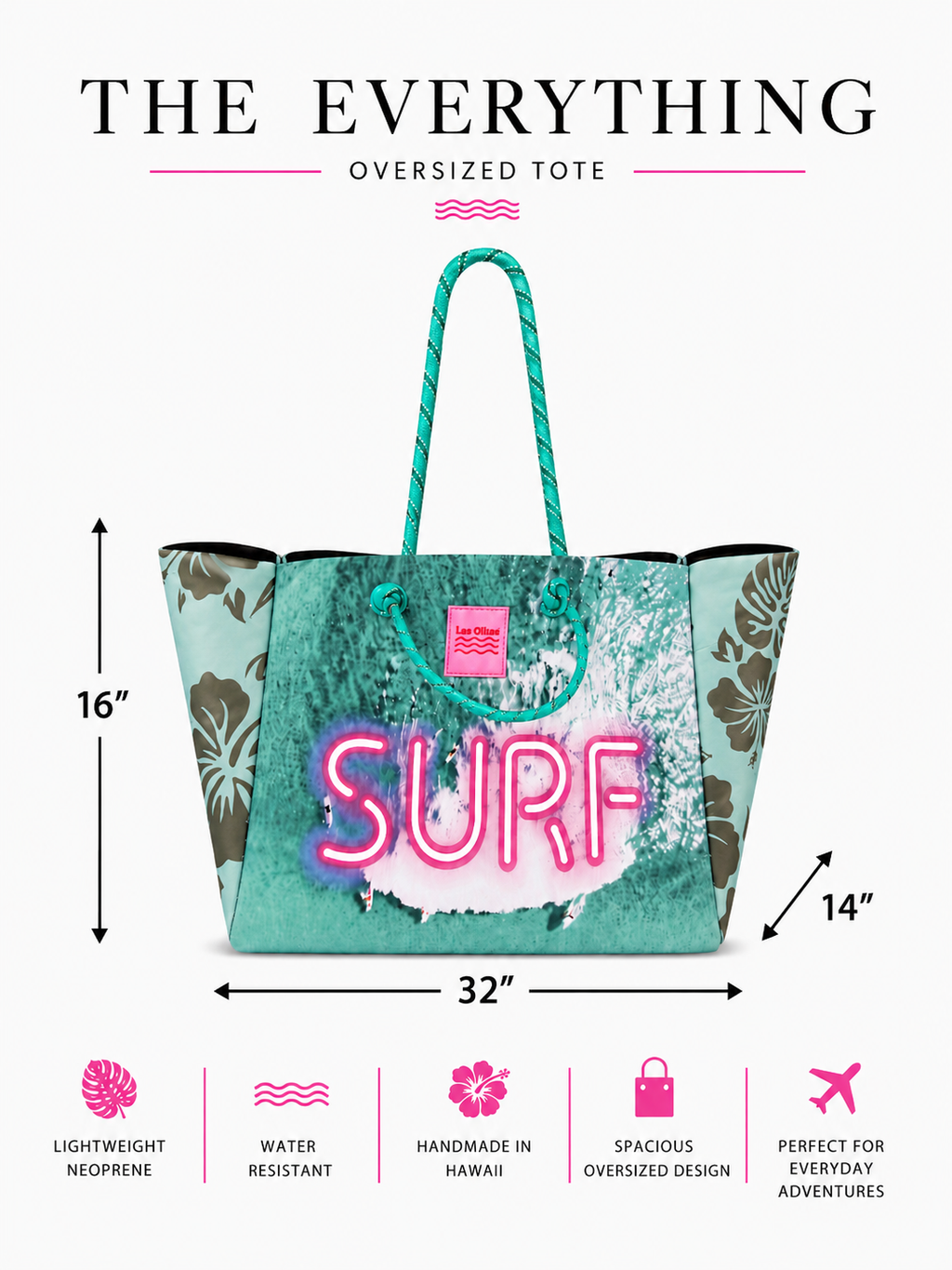 The Everything Bag in Waikiki Palm