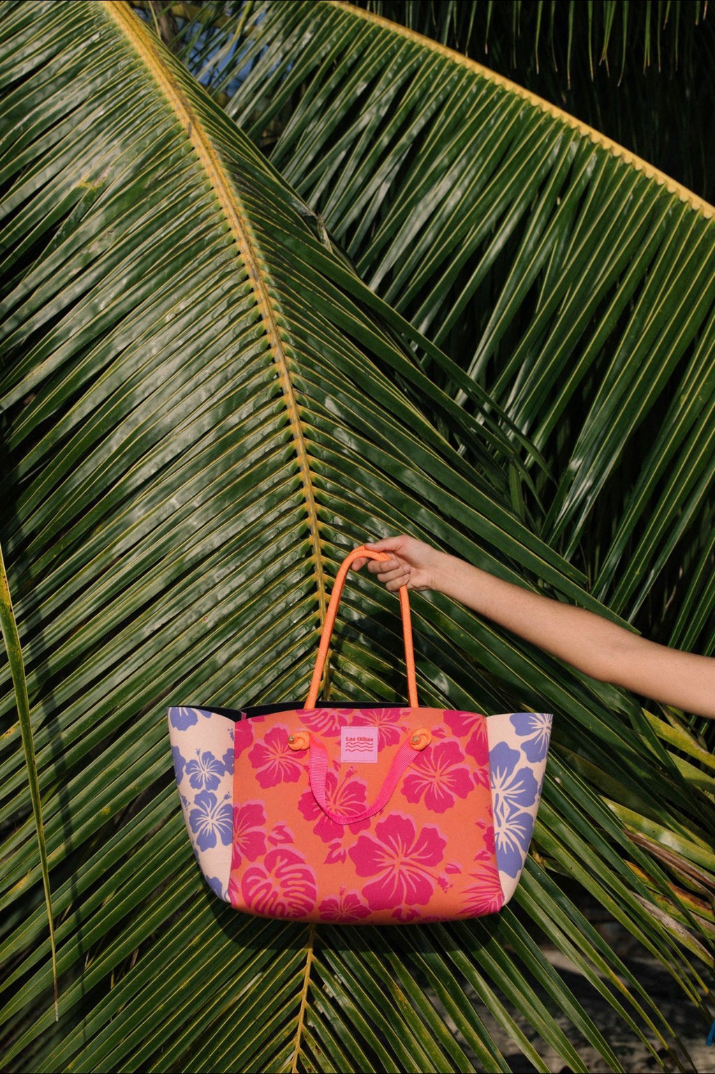 The Everything Bag in Raspberry Orange