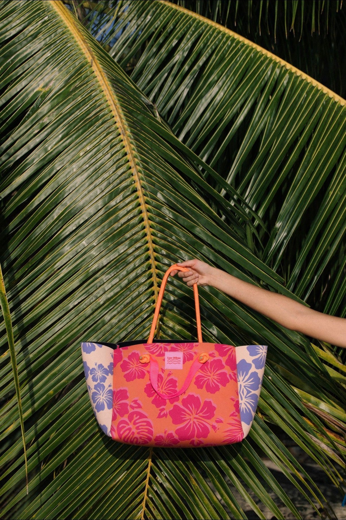 The Everything Bag in Raspberry Orange