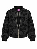 The Bomber in Black on Black