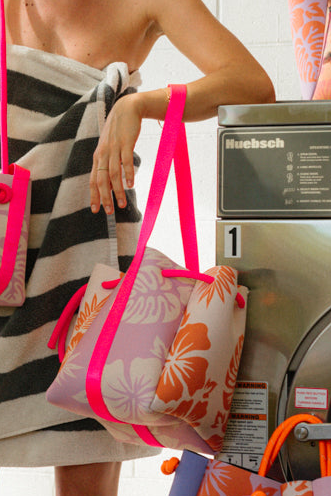 The Large Bucket Bag in Pastel Pink