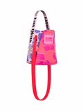 The Lux Bucket Bag in Raspberry Orange