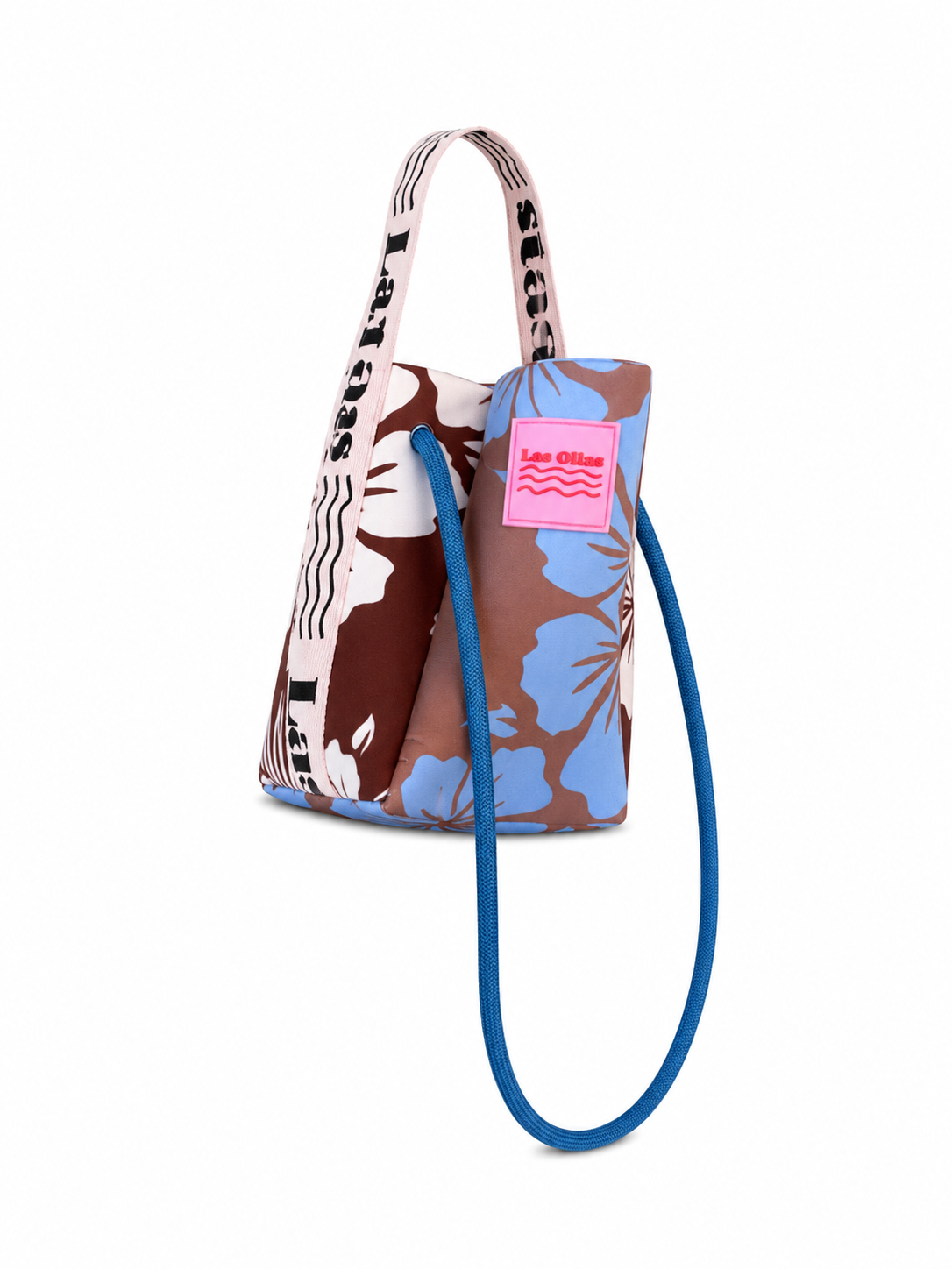 The Lux Bucket Bag in Neutral Waters